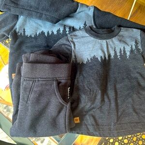 Timberland 1T matching shirt & sweatshirt/ 18M Timberland Pants